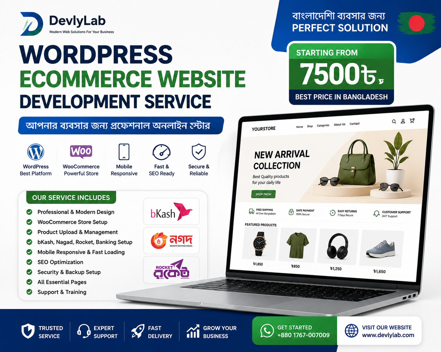 WordPress Ecommerce Website Development Service